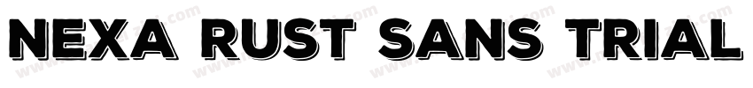 Nexa Rust Sans Trial Black Shadow字体转换